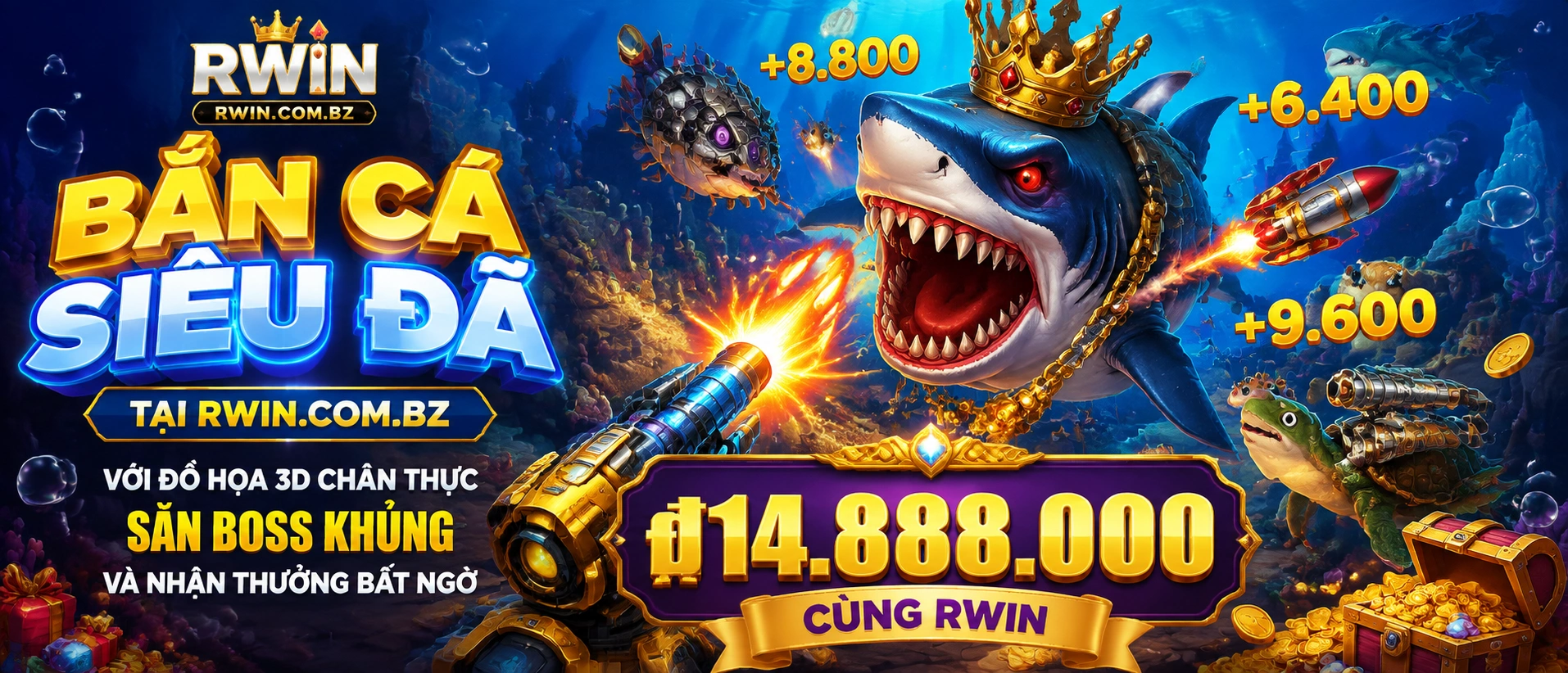 Sảnh bắn cá đại dương rwin