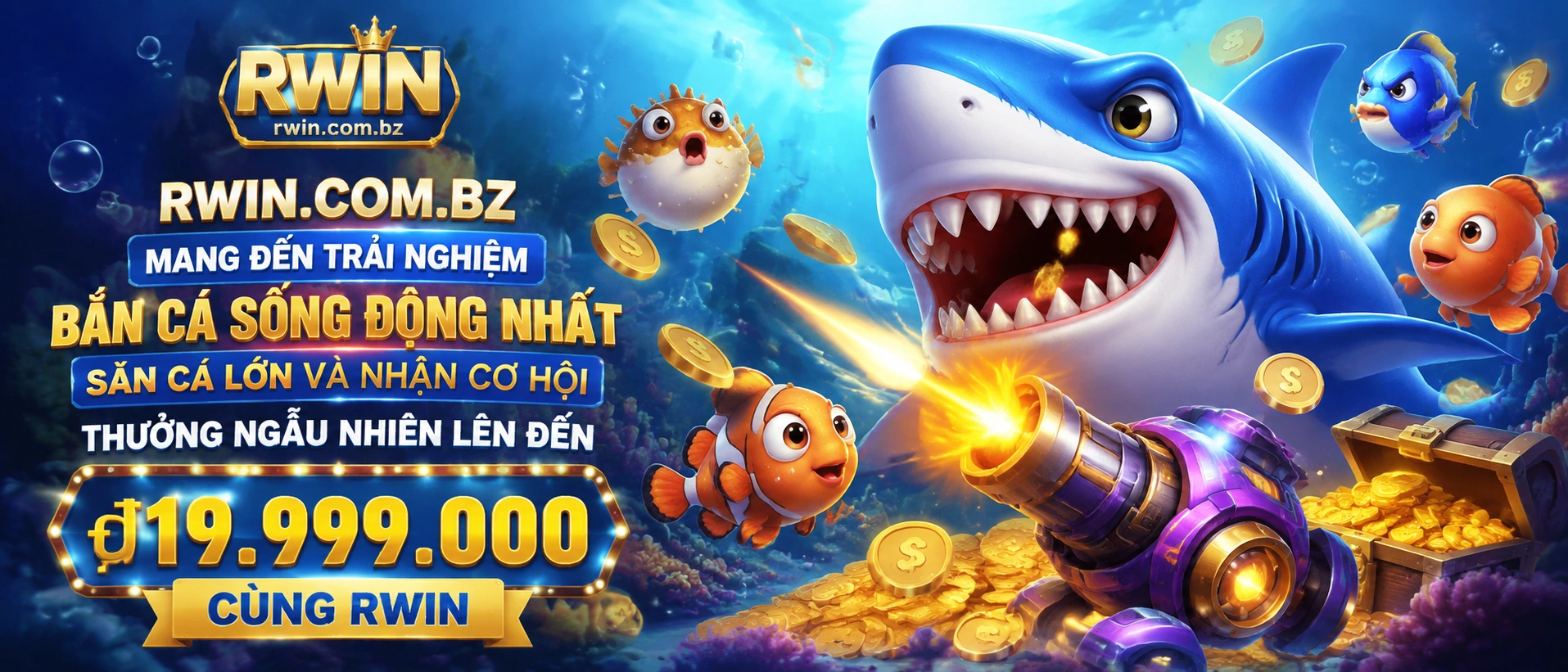 Sảnh bắn cá 3D rwin