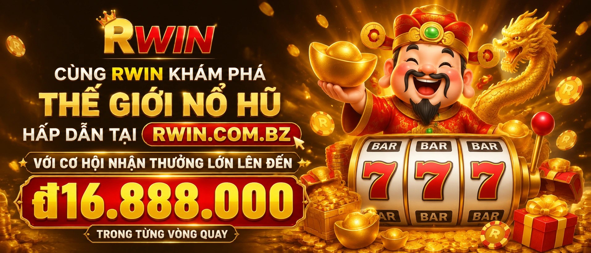 Ảnh khu danh mục slot và jackpot game rwin