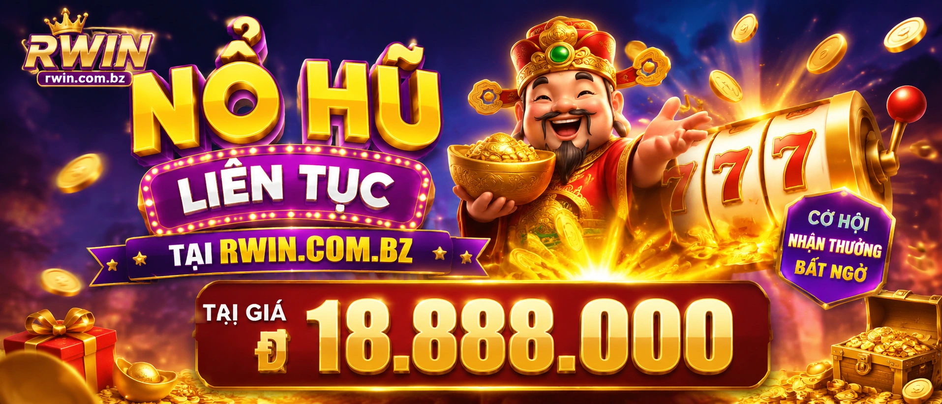 Ảnh khu game Nổ Hũ nổi bật trên rwin