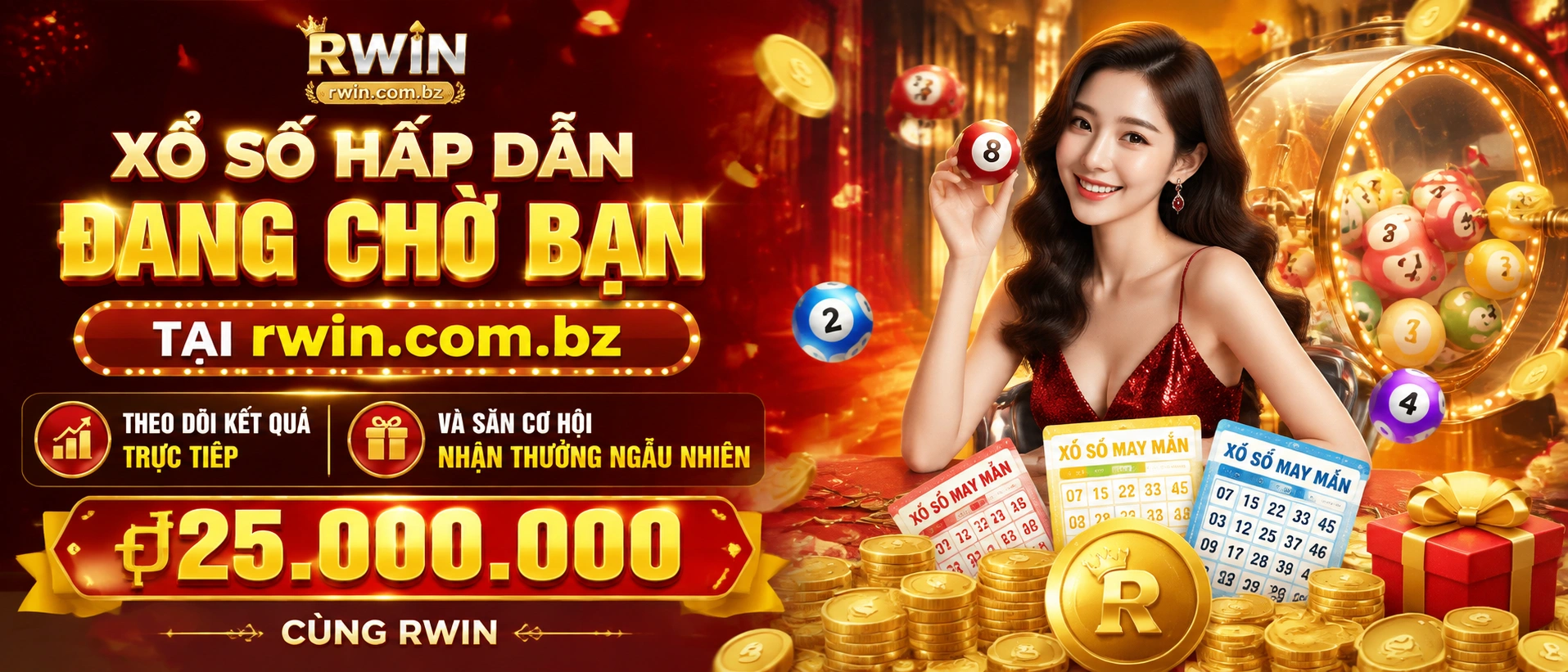 RWIN Xổ Số - giao diện tra cứu kết quả theo khu vực